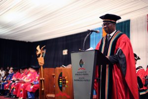 College of Humanities DVC Prof Nhlanha Mkhize delivers his welcome address