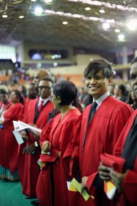 Excited PhD graduates