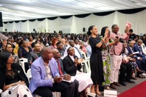 Honorary Doctorate Dr Protas Madlala gets a standing ovation for his speech