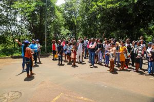 Students embark on a guided tour of UKZN campuses