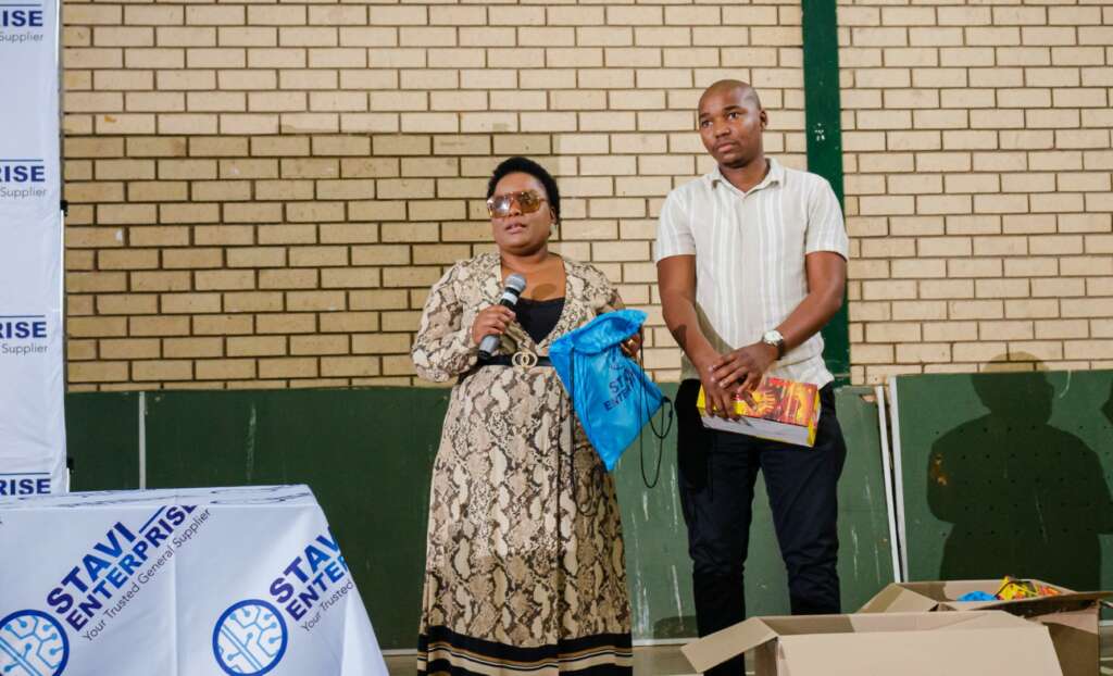 Highlights from the School Uninform Donation Drive in KwaMashu spearheaded by UKZN alumnus, Mr Scelo Manyoni.
