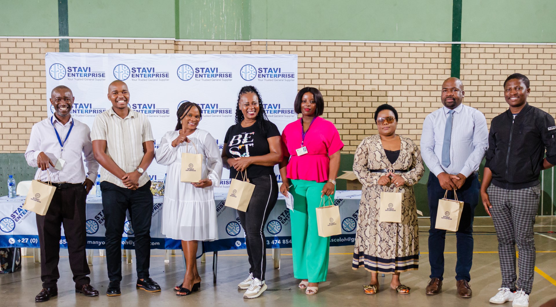 Highlights from the School Uninform Donation Drive in KwaMashu spearheaded by UKZN alumnus, Mr Scelo Manyoni.